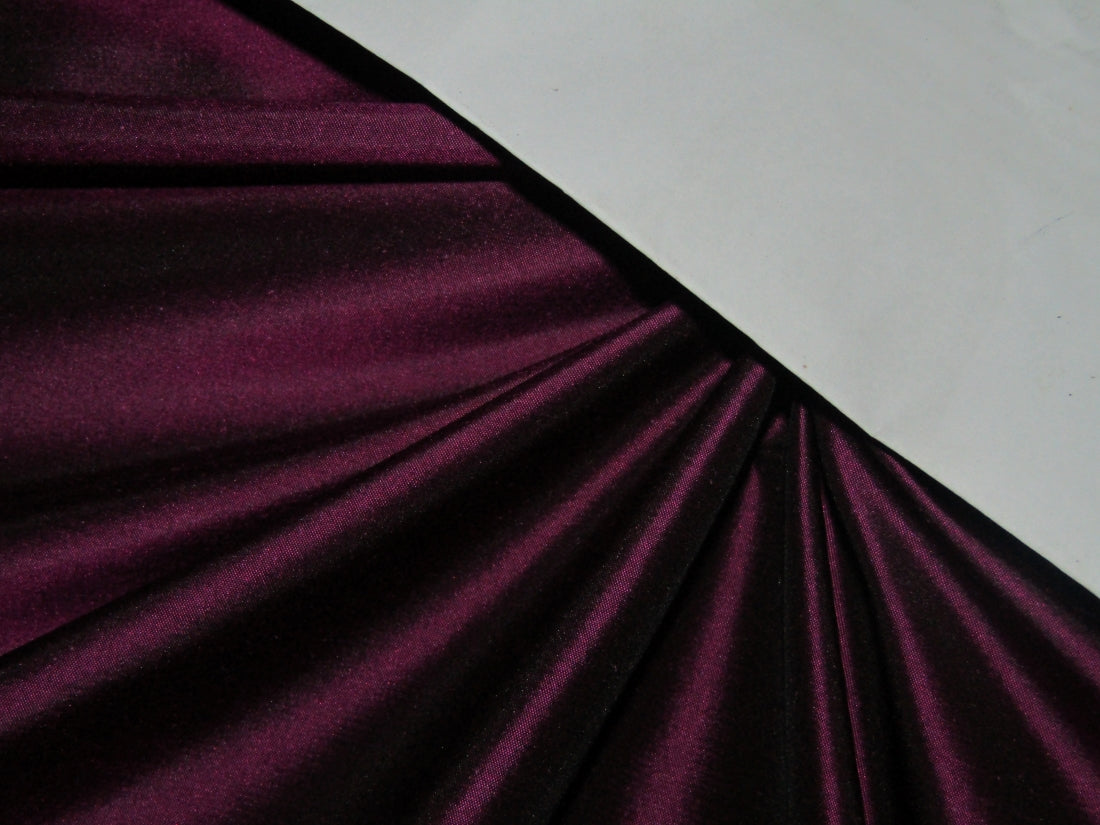 Pure SILK TAFFETA FABRIC Indian Pink x Black color 54" wide TAF56[2]