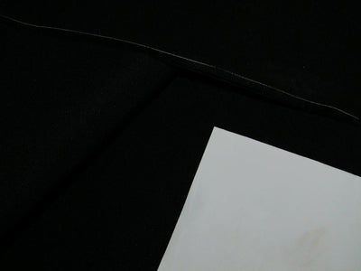 50 yards of SILK TAFFETA FABRIC JET BLACK COLOR 54" WIDE TAF42[1]