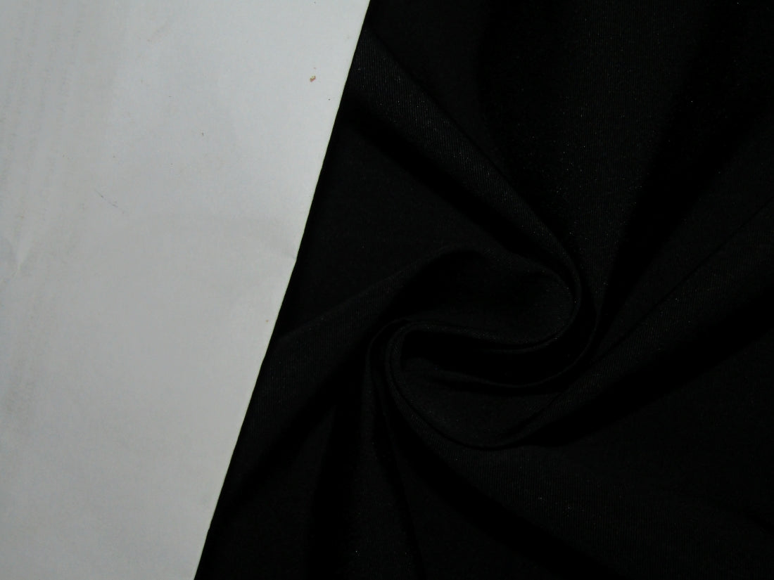 50 yards of SILK TAFFETA FABRIC JET BLACK COLOR 54" WIDE TAF42[1]