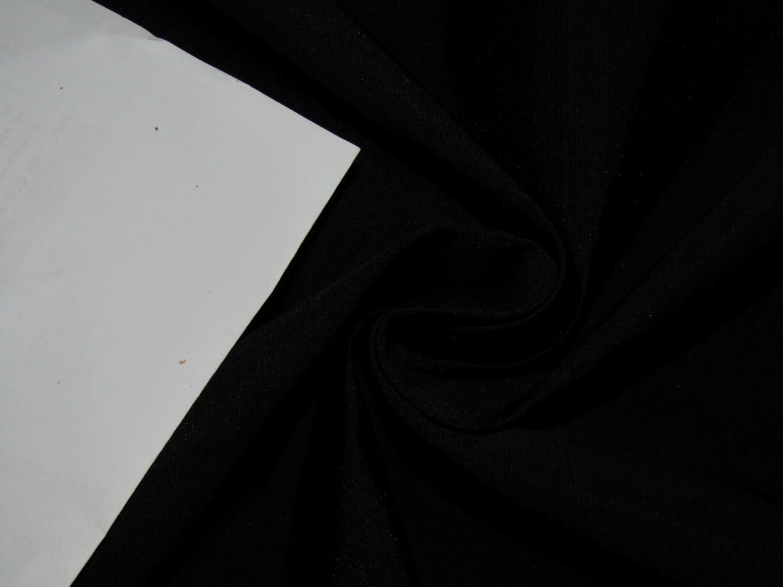 50 yards of SILK TAFFETA FABRIC JET BLACK COLOR 54" WIDE TAF42[1]