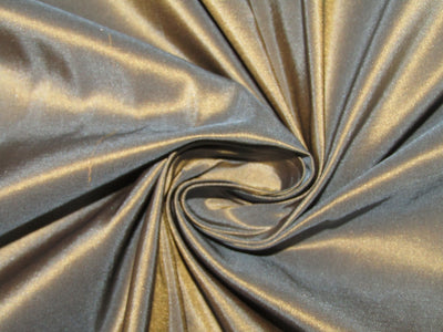 100% Pure Silk Taffeta Fabric Gold Glitter X Blue Shot color 54" wide TAF64[1]