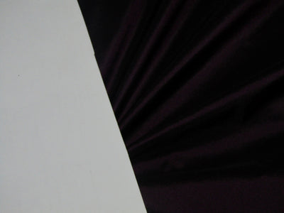 100% PURE SILK TAFFETA FABRIC AUBERGINE X BLACK COLOR 54" wide TAF194[1]