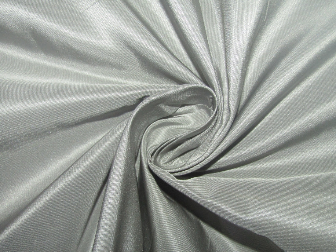 100% Pure Silk Taffeta Fabric Dusty Blue x Ivory color 60" WIDE TAF184[11]