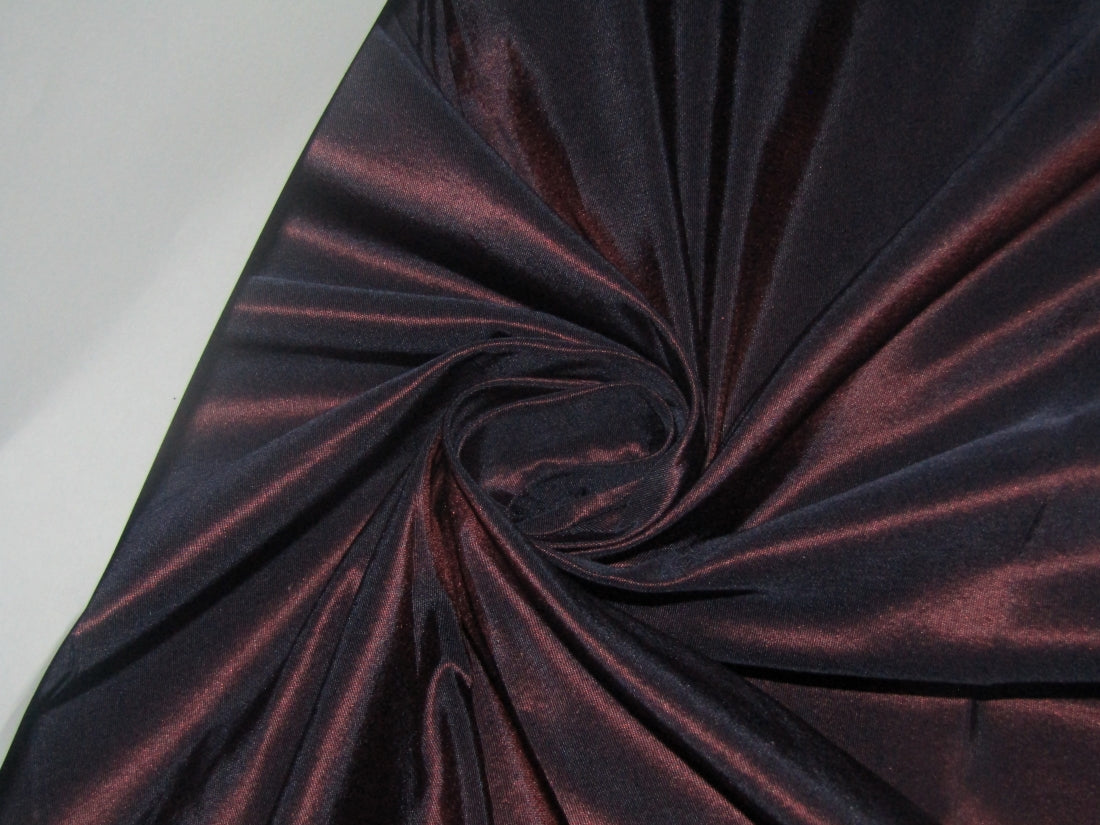 Pure SILK TAFFETA FABRIC Purple x Burgundy Shot color 54" WIDE TAF179[2]