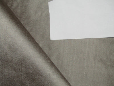 100% Silk Dupioni Fabric ASH GREY color 54" wide DUP265[1]ROLL
