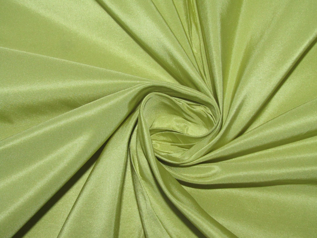 Silk Taffeta fabric Light Olive Green color 54" wide TAF177[2]