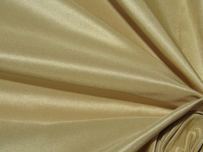100% Pure SILK TAFFETA FABRIC Light Gold color 58" wide TAF172[1]