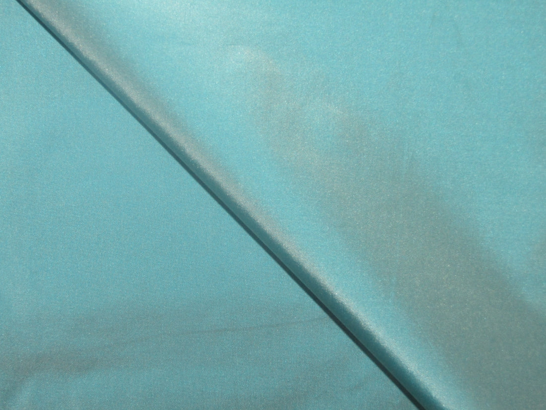 SILK TAFFETA FABRIC Dusty Sea Blue color 54" wide TAF188