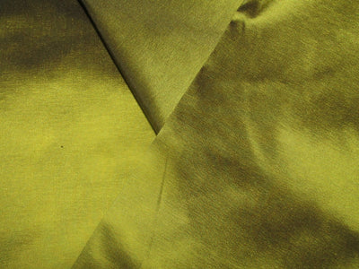 100% Pure SILK TAFFETA FABRIC Iridescent Yellow x Black color 54" wide TAF218