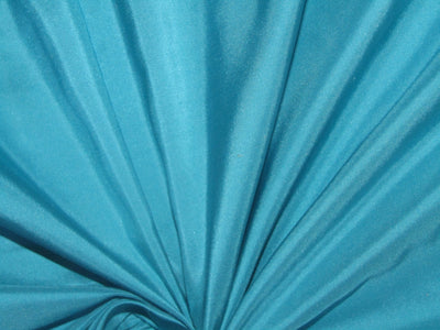 SILK TAFFETA FABRIC Deep Turquoise Blue color iridescent 54" wide TAF223