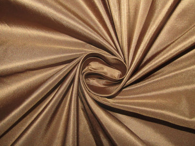 TAFFETA SILK FABRIC GOLDEN BROWN COLOR 54" wide TAF258[1]