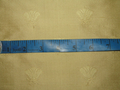SILK Dupioni FABRIC Light Gold color with Jacquard 44" wide DUPSJ5[1]
