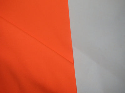 Scuba Crepe Stretch Jersey Knit fashion wear Dress fabric BRIGHT ORANGE ~ 58" wide[15404]