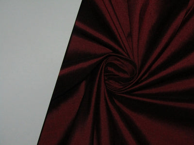 Silk dupioni Dark Wine / Black iridescent color 54" wide DUP62[2]/DUP144