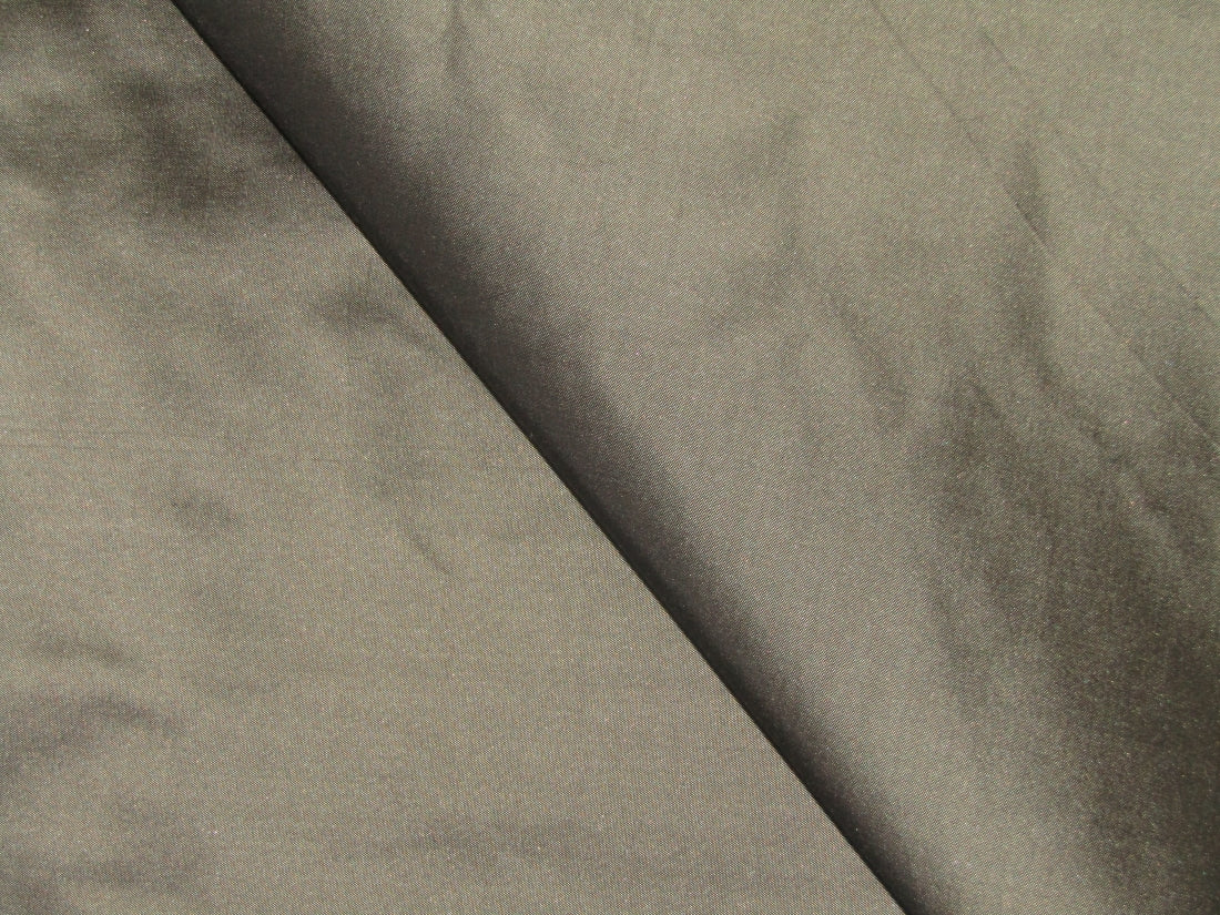 100% Pure SILK TAFFETA FABRIC charcoal grey color 54" wide TAF65[6]
