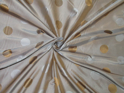Silk taffeta jacquard fabric iridescent blue brown DAMASK 54" wide TAFJ28a