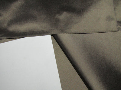 Pure SILK TAFFETA FABRIC Black x Gold color TAF335[2]