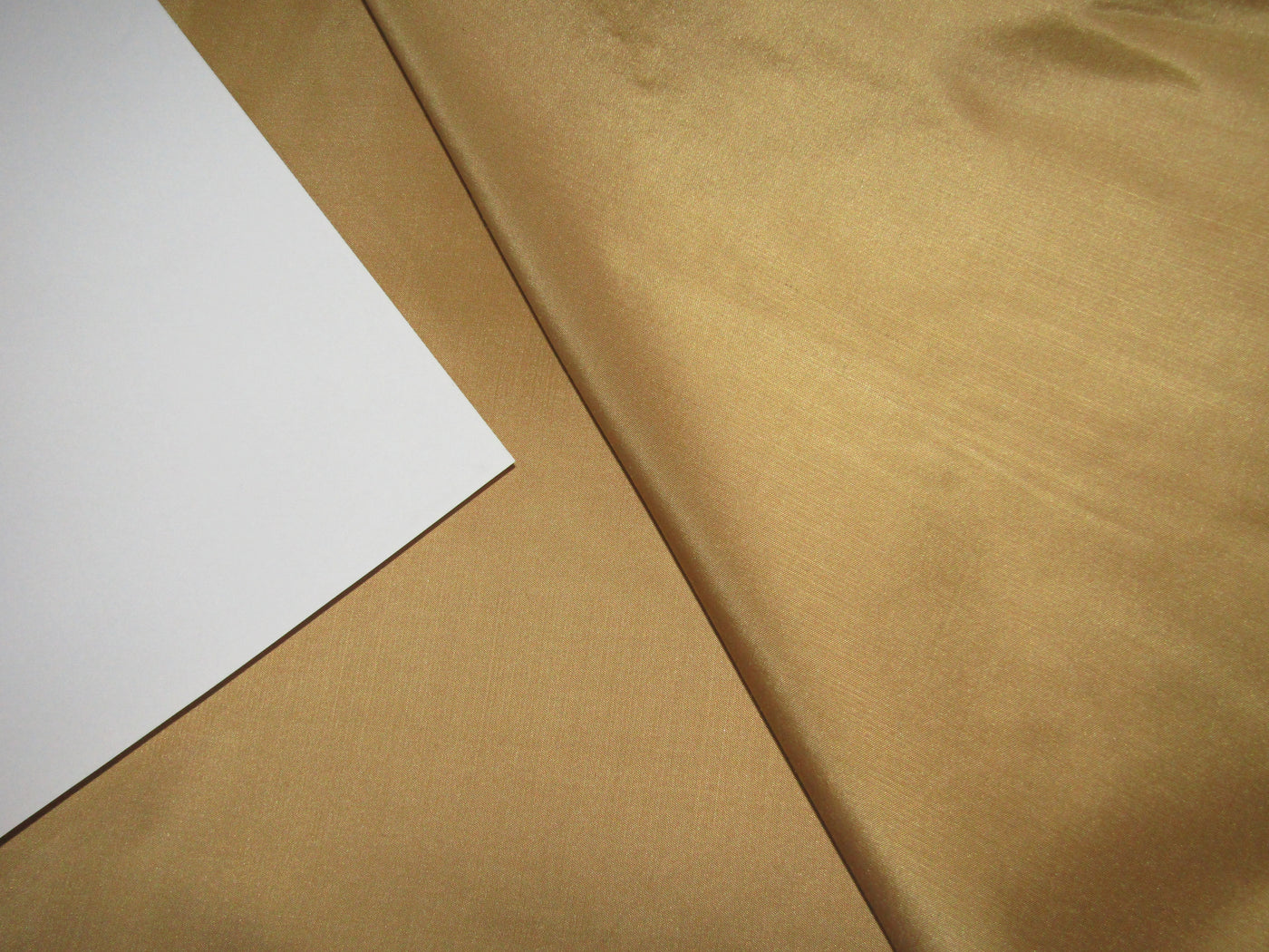 Pure SILK TAFFETA FABRIC Gold color TAF335[1]