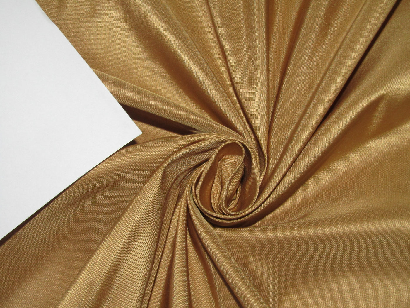 Pure SILK TAFFETA FABRIC Gold color TAF335[1]