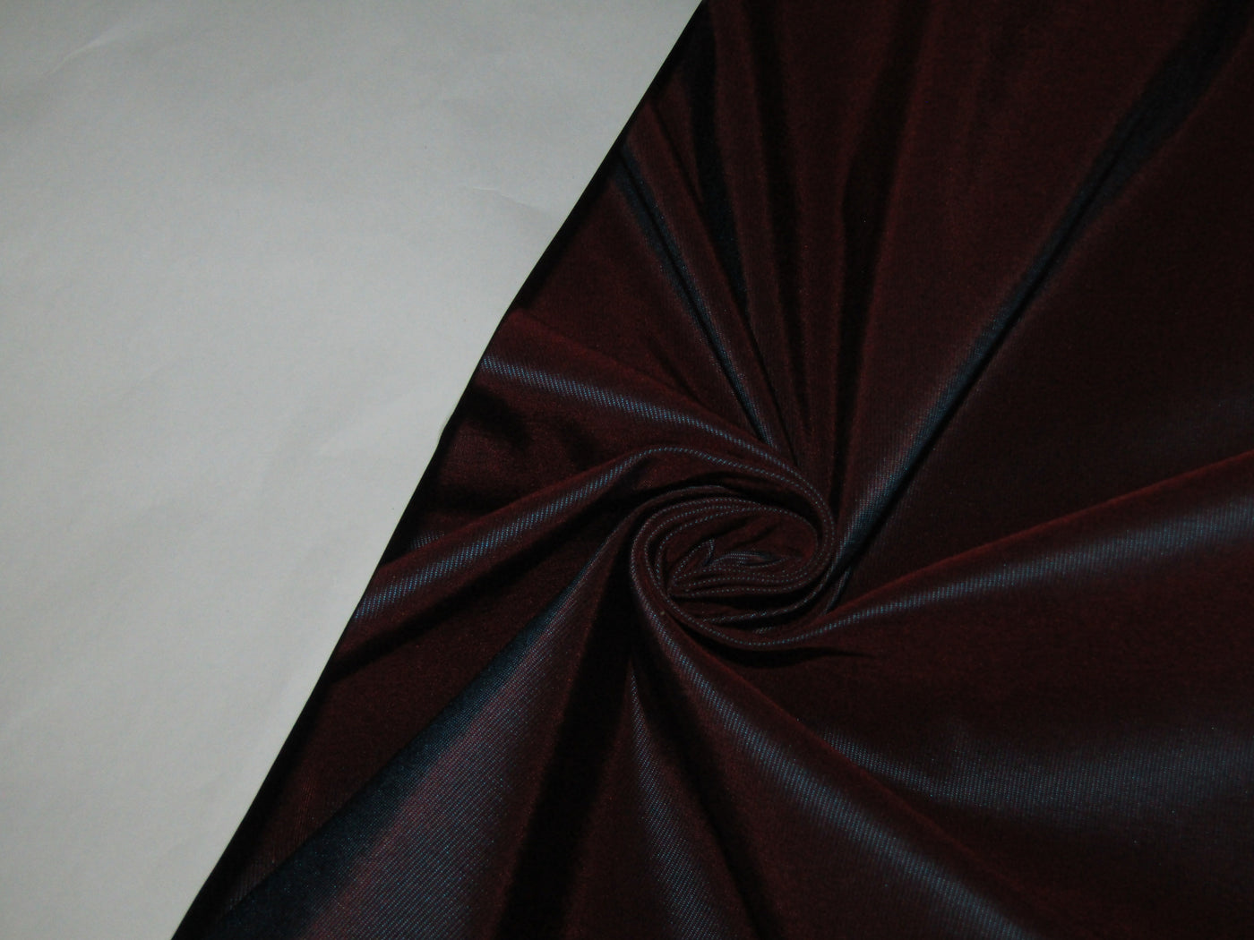 100% SILK TAFFETA FABRIC Ribbed PIN STRIPE 40 momme  54" wide- available in 6 colors [TEAL X BLACK /PINK X GOLD/ PURPLE RED /BLUE GREY / LIGHT BLUE AND YELLOW X ORANGE]