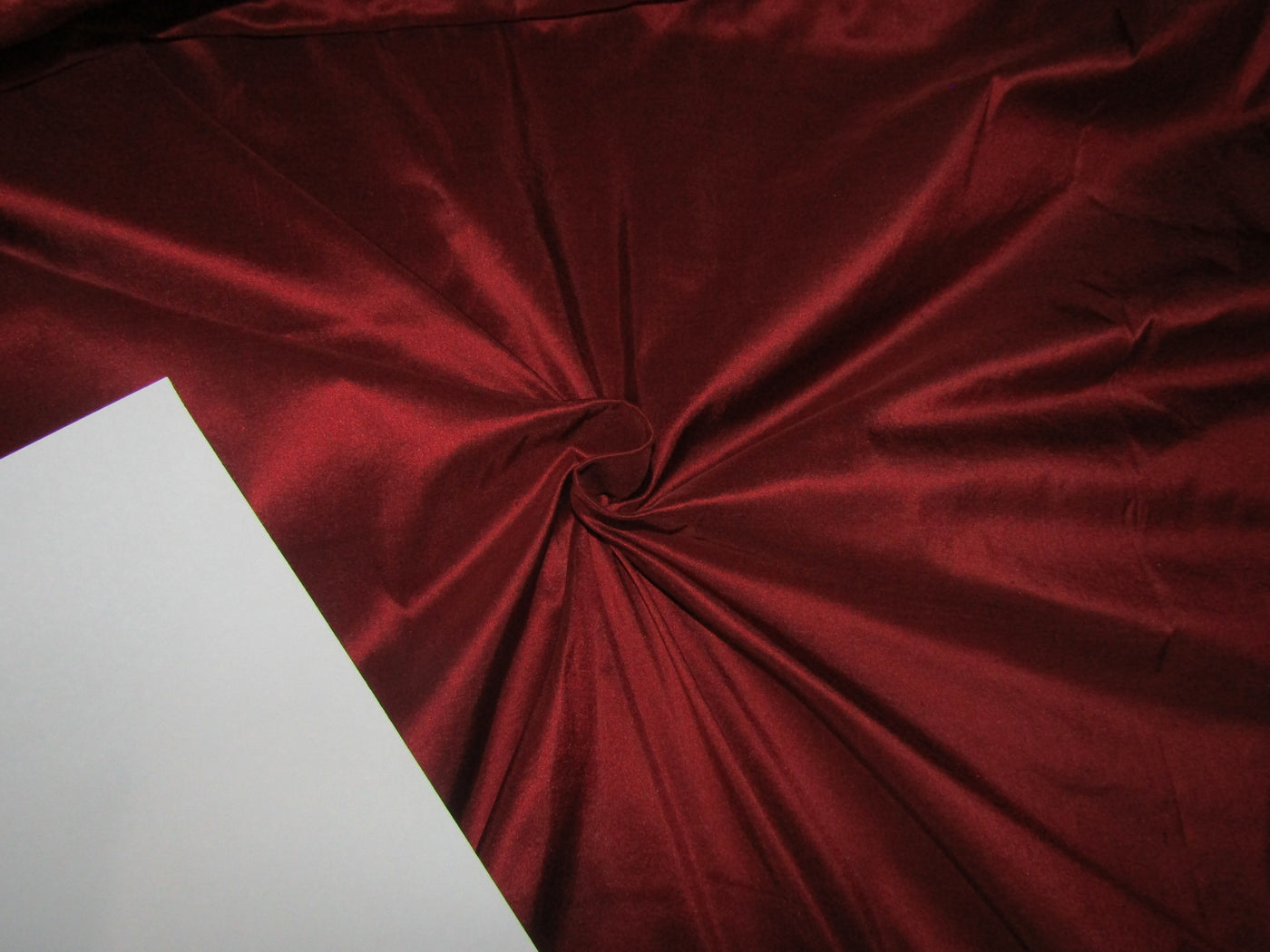 100% SILK DUPIONI FABRIC RUST COLOR DUP187[2]