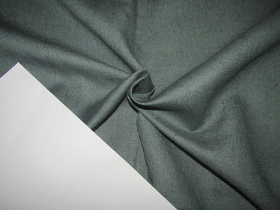 Silk linen fabric Blueish Grey color 54" wide [ 85% silk 15% linen] [12973]