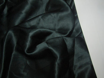 100% Silk Satin fabric 54" wide midnight green  75 grams  [20 momme] [12998]