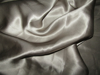 100% Silk Satin fabric 54" wide  SAND GOLD 90 grams  [24 momme]