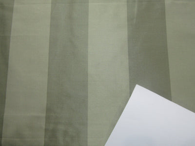 Silk Taffeta Fabric Dark Steel Grey &amp; Silver stripes 54&quot; wide  TAFS9[2]