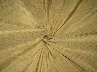 SILK TAFETTA JACQUARD GOLD DOBBY 54" WIDE TAFCJ1