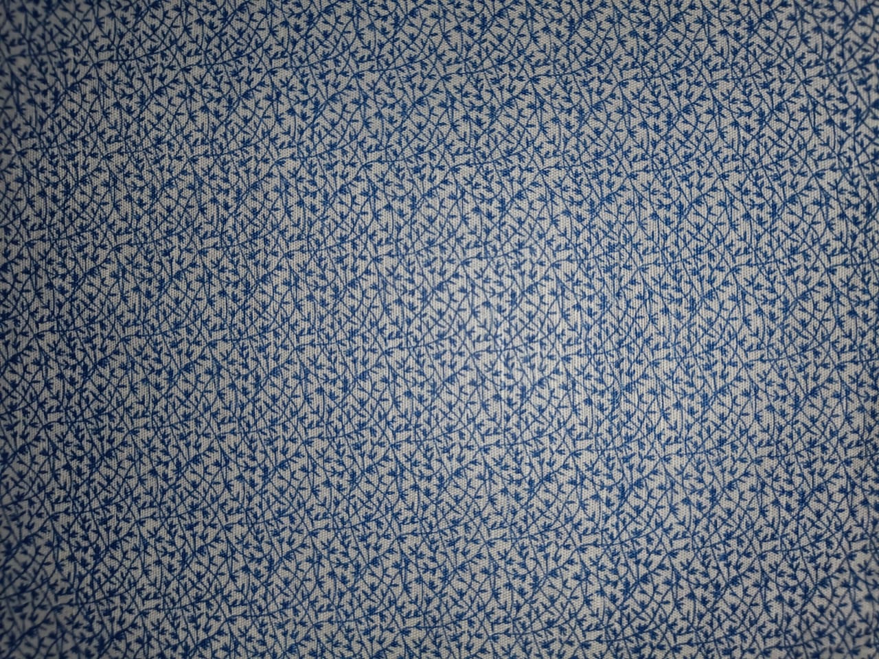 Linen / cotton printed Blue colour  54"wide[14086]
