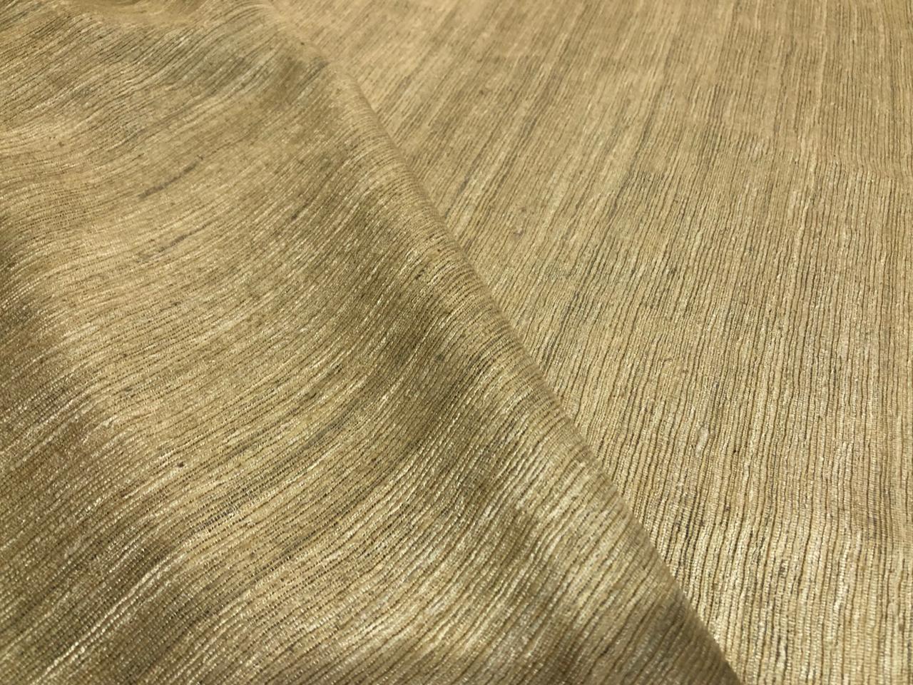 Munga x Tussar x eri silk ribbed stripe available in 3 colors charcoal, beige and purple