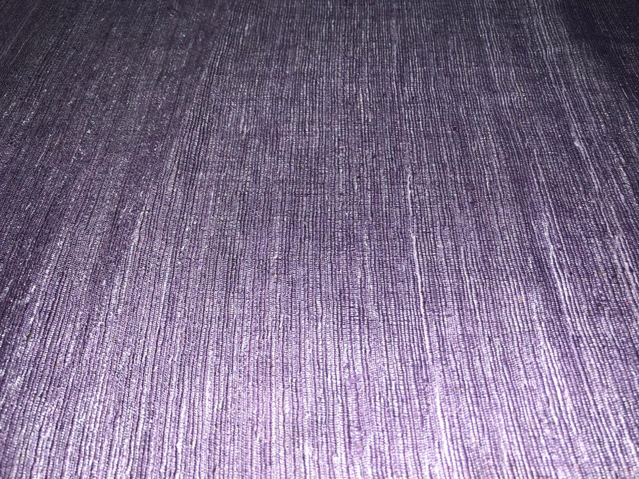 Munga x Tussar x eri silk ribbed stripe available in 3 colors charcoal, beige and purple