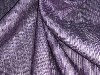 Munga x Tussar x eri silk ribbed stripe available in 3 colors charcoal, beige and purple