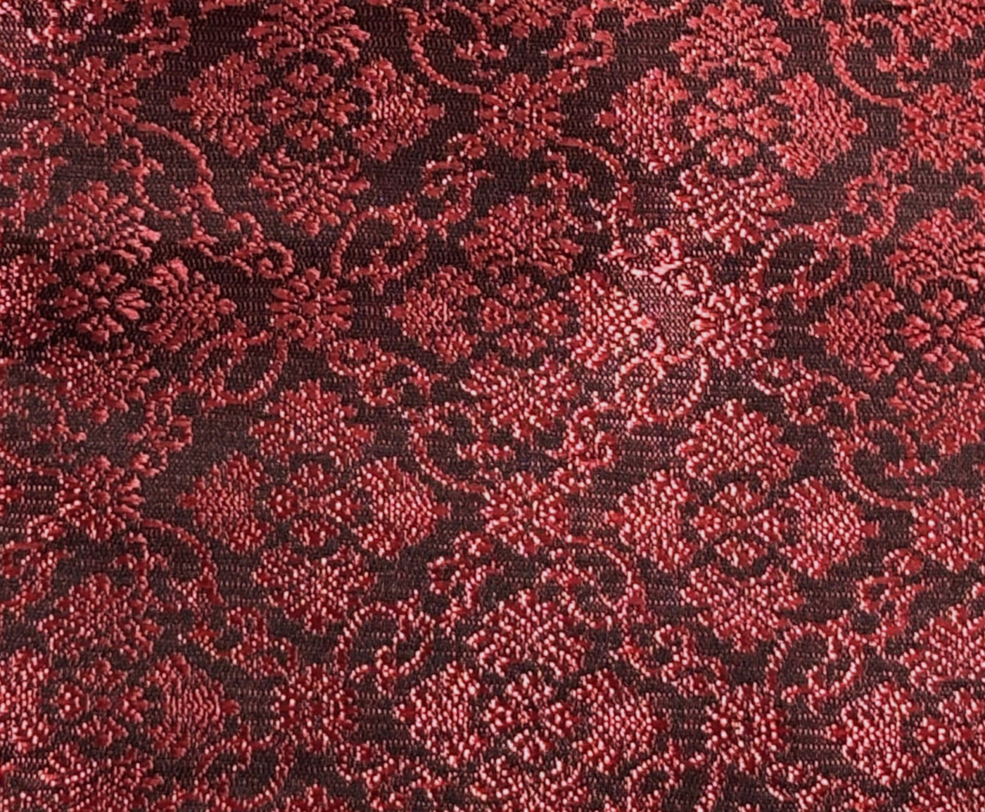 Brocade Fabric Ruby color Jacquard 44" BRO1028[4]