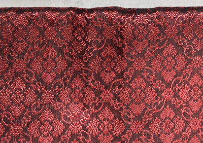 Brocade Fabric Ruby color Jacquard 44" BRO1028[4]