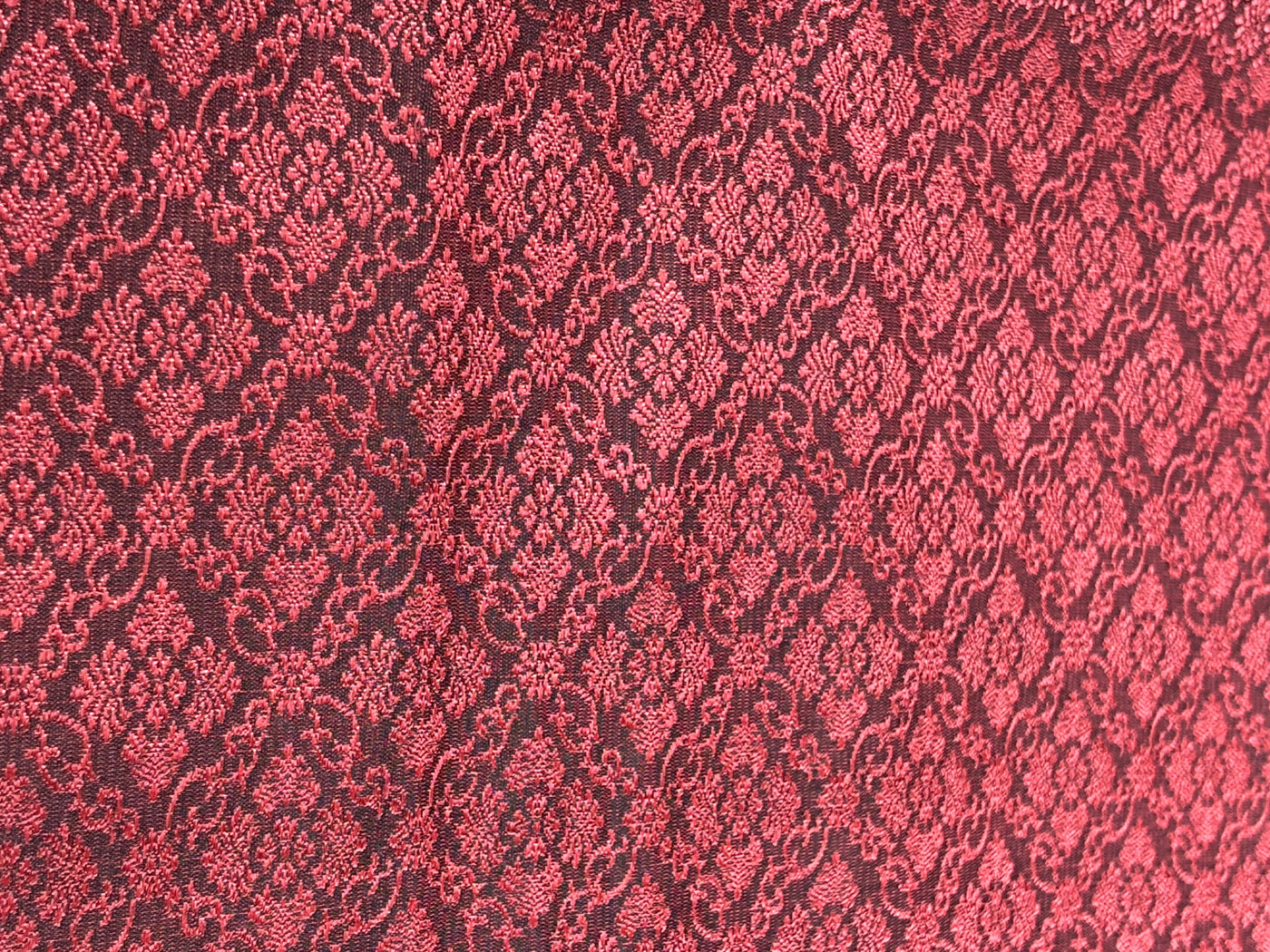 Brocade Fabric Ruby color Jacquard 44" BRO1028[4]