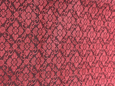 Brocade Fabric Ruby color Jacquard 44" BRO1028[4]
