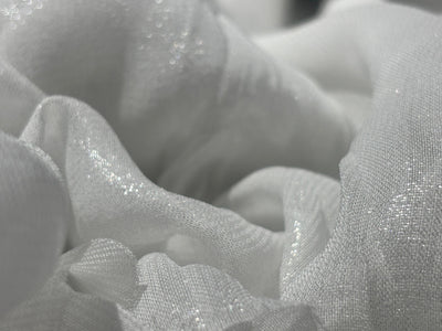 Viscose Georgette Lurex fabric 44" width available in 2 colors gold and silver [18813/14]