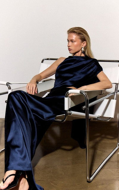 Silk Dupioni Fabric Navy Blue 54" wide DUP349[1]