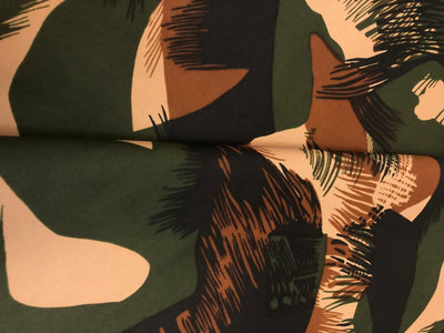 100% Cotton Denim  Fabric 58" wide available in 5 different designs of army prints