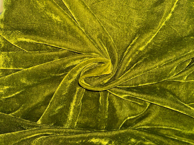100% Micro Velvet dark moss green  Fabric 44" wide [18294]
