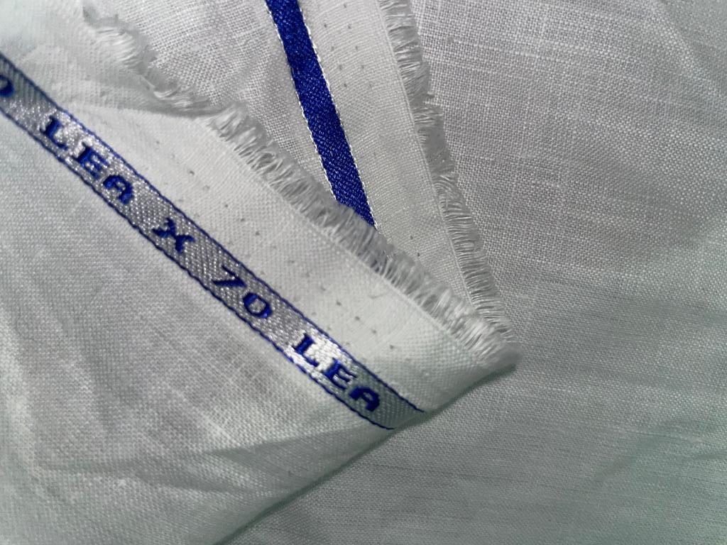 100% PREMIUM HEMP 70 LEA white color fabric 58" wide HEMP_PREMIUM_70LEA_14026
