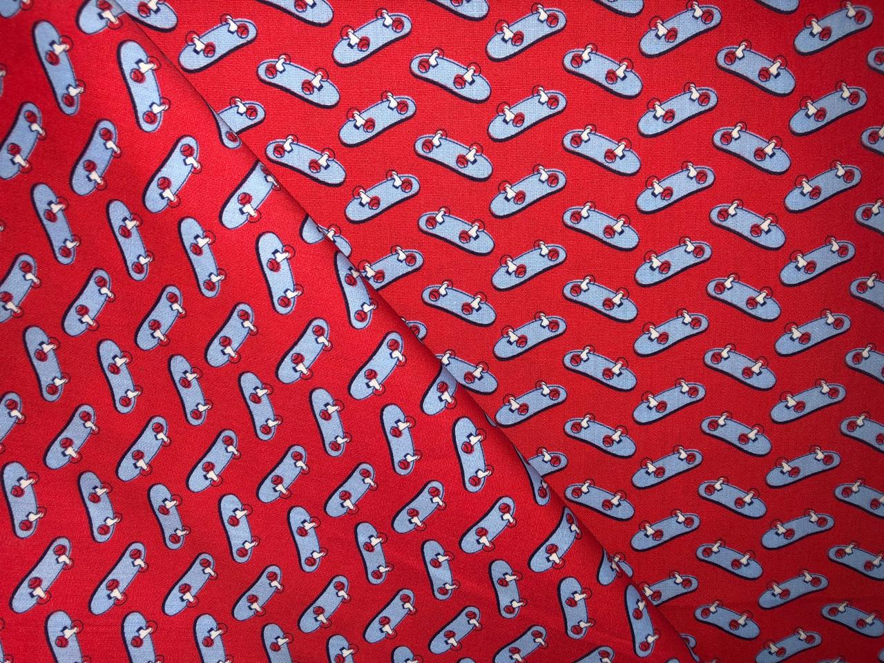 100% Cotton Poplin  Beach Prints 58" wide available in 4 prints red with blue skates/ bird bright orange flowers and the beach scene