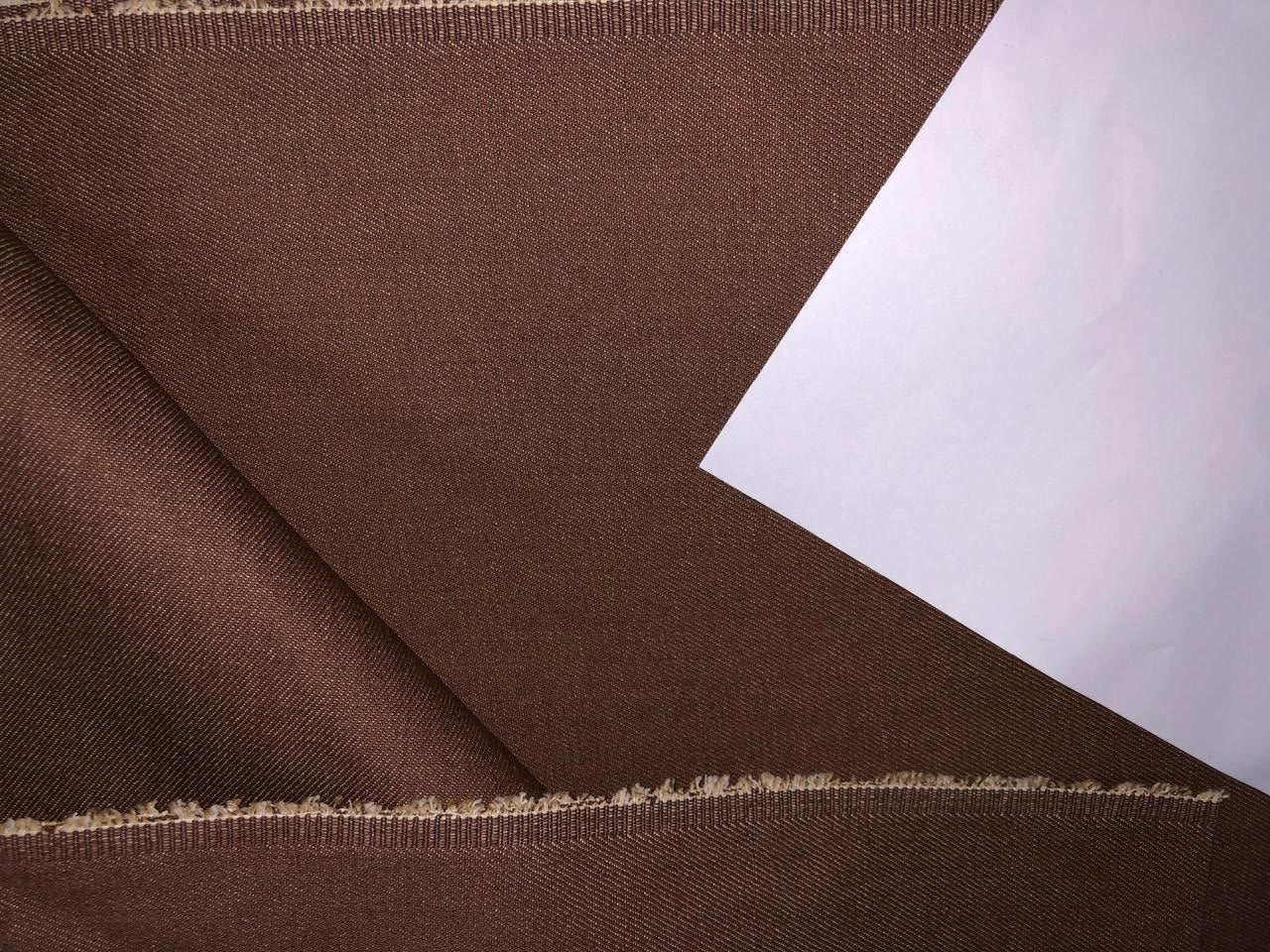 100% Cotton Denim Fabric 58" wide available in 2 COLORS bright shade of sky blue and brown