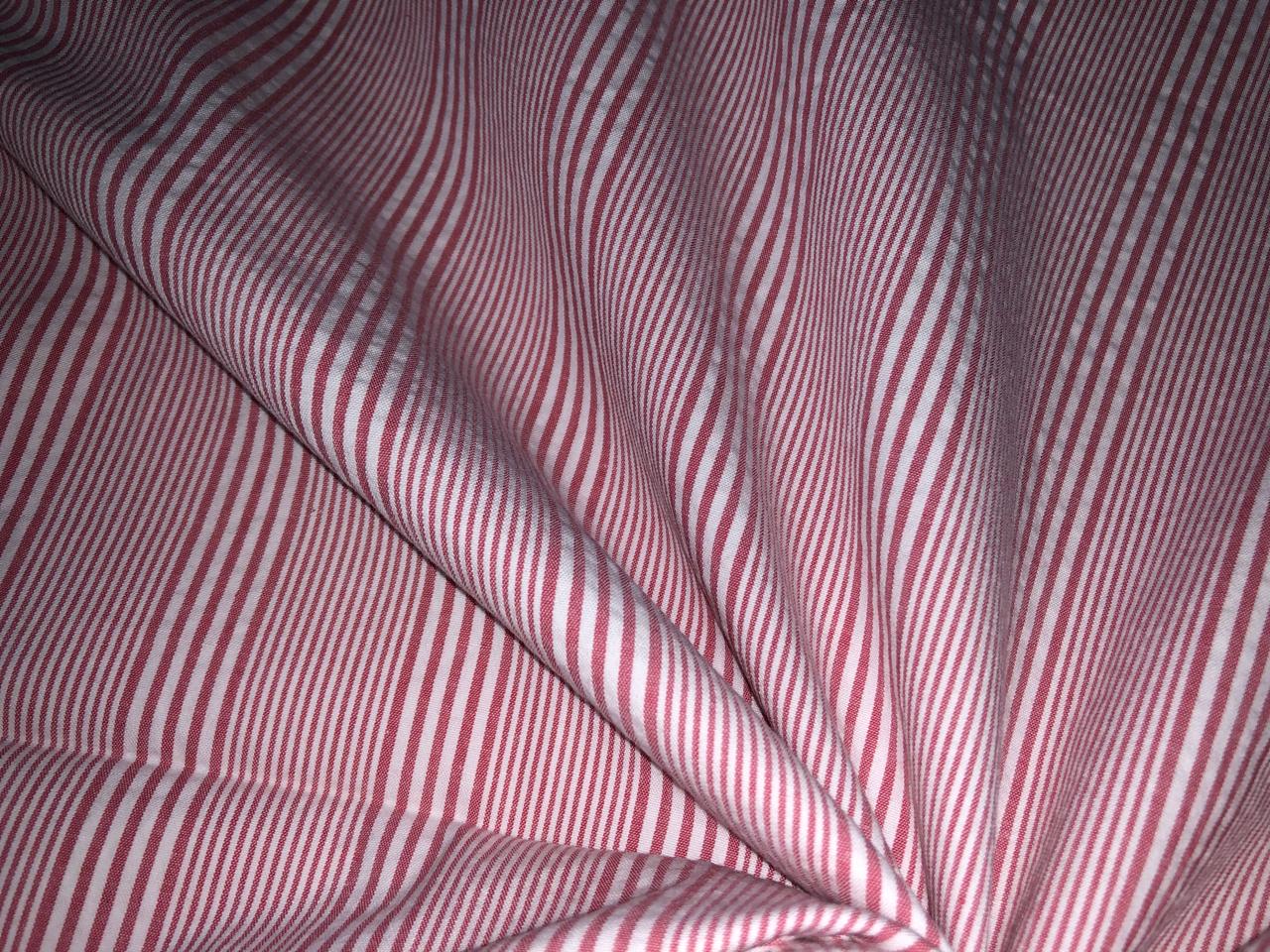 100% Cotton  Seer Sucker fabric available in 2 styles white abstract and red , white stripe