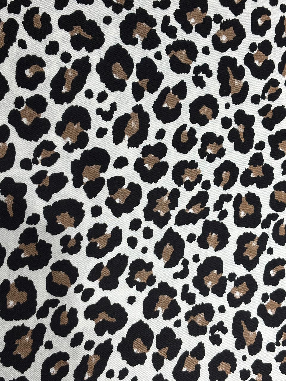 Viscose TWILL cheetah print 58" [18269]