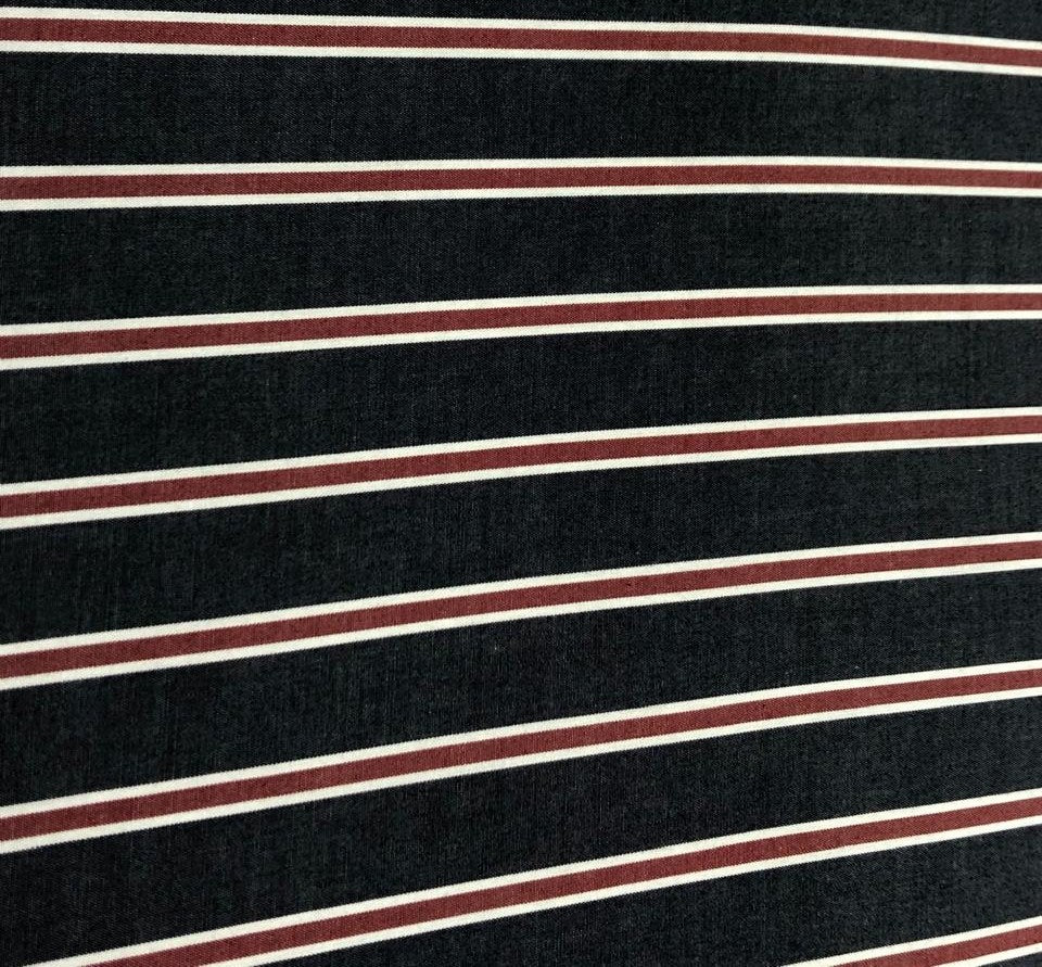 100% Cotton 58" wide available in 3 different blues pastel blue/white , navy/red/white , and blue/navy