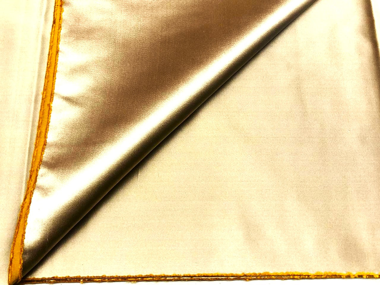 100% SILK DUTCHESS SATIN FAWN 48 momme 54" wide [18380]