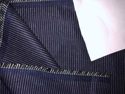 100% Cotton Denim  Fabric STRIPES 58" wide available in 2 styles 4mm and 2mm stripes